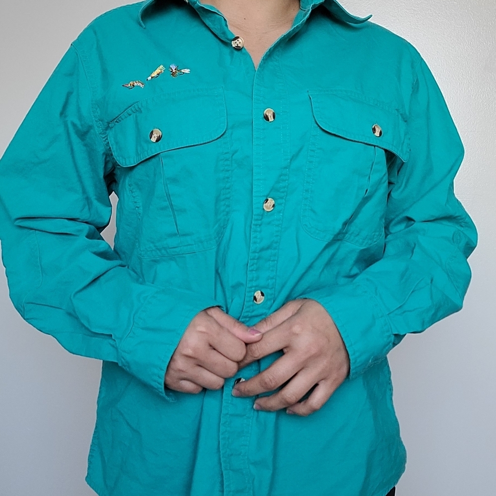 Cabelas long sleeve Medium Size